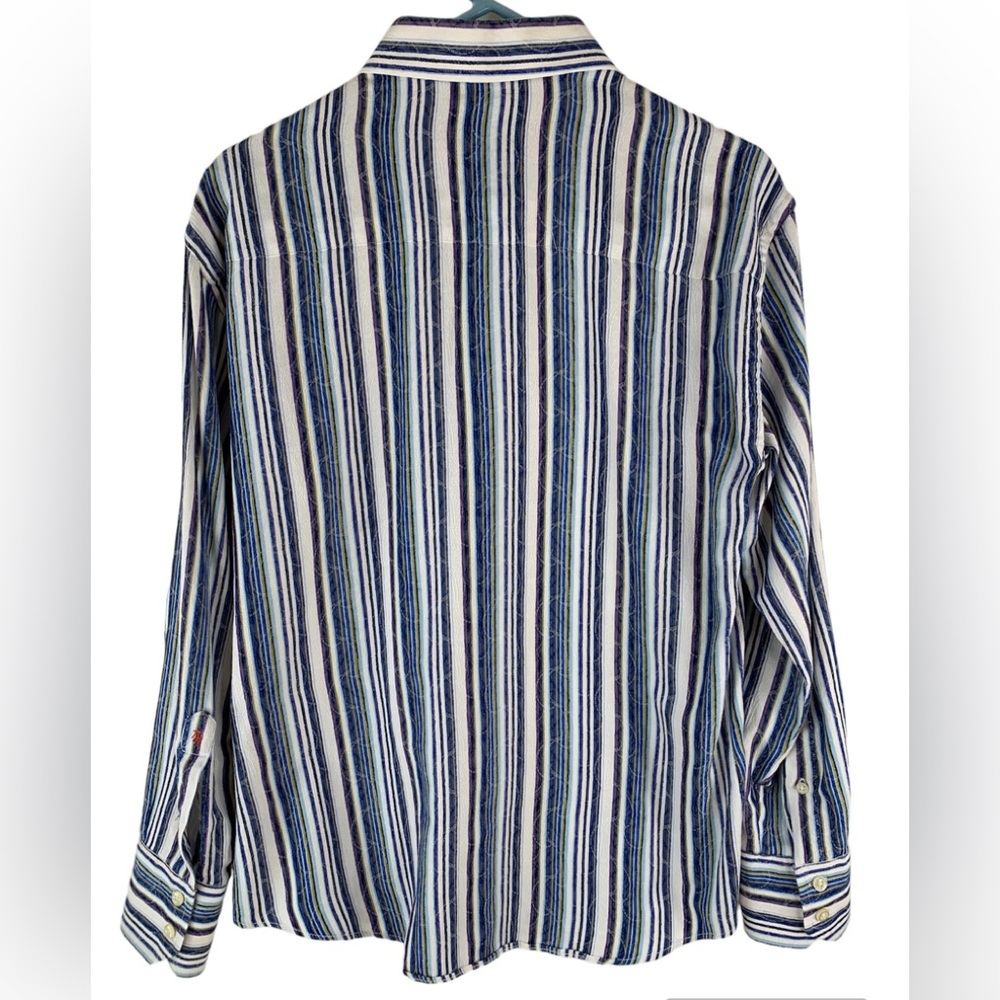 Robert Graham Men’s Medium Long Sleeve Shirt - Picture 2 of 10
